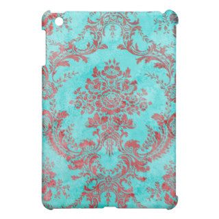 Vintage Floral Pattern Gift Red Blue 2 Case For The iPad Mini