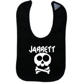 JARRETT   Vintage Skull And Bones   Name Series   Black Bib Clothing