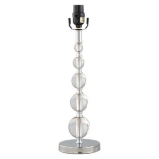 Threshold™ Acrylic Stacked Ball Lamp Base   Clea