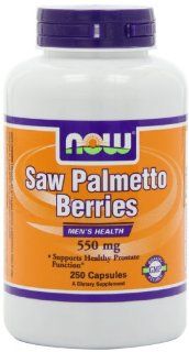 NOW Foods Saw Palmetto Berry 550mg, 250 Capsules Health & Personal Care