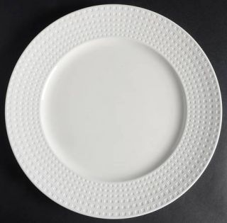 Mikasa Satin Contrast 12 Chop Plate/Round Platter, Fine China Dinnerware   Embo