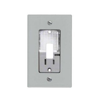 Electrical Outlet with Night Light Switch Plate Cover