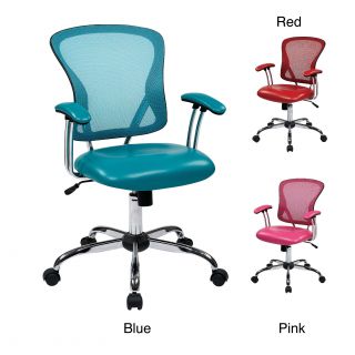 Peyton Desk Chair With Mesh   Adjustable Tilt Tension Control