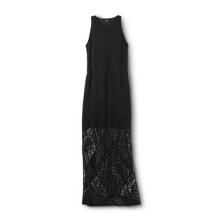 Mossimo® Womens Burnout Maxi Dress   Black