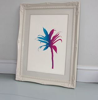 'flower no.five' screen print by s&t prints