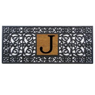 Rubber Monogrammed Doormat (17x41)