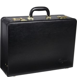 AmeriLeather Large Expandable Faux Leather Attaché Case