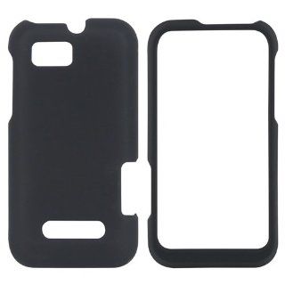 CommonByte For Motorola DEFY XT XT556/XT557/XT555C Black Cover Hard Case Rubber Feel Skin Cell Phones & Accessories