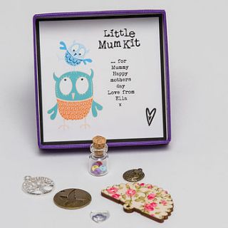 personalised little mum kit by from lucy