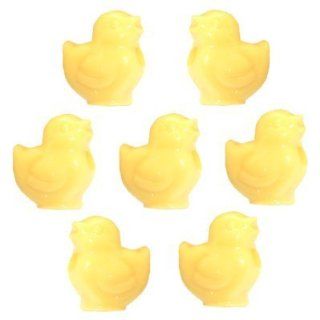 100 Yellow Duck Beads