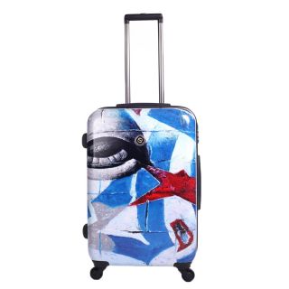 Neocover Eye See America 28 inch Hardside Spinner Upright Suitcase