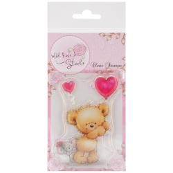 Wild Rose Studio Ltd. Clear Stamp 3.5 X3 Sheet   Teddy   Mouse