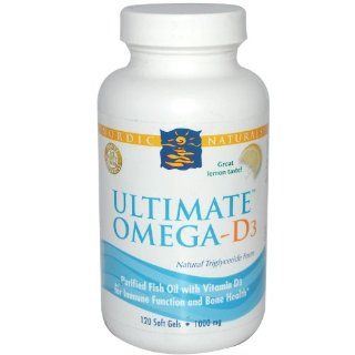 Nordic Naturals Ultimate Omega D3?    120 Softgels Health & Personal Care