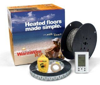 SunTouch Warm Wire Kit Heats 60 SF when spaced at 2.5 inches, incl strap, 500670 Tstat, DVD plus accessories   Heaters  