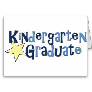 Kindergarten Graduate Greeting Card