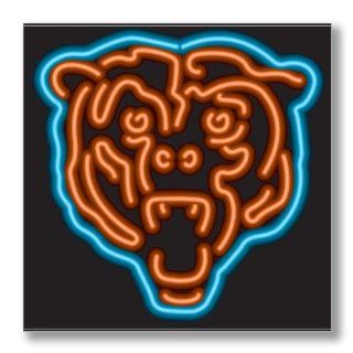 NFL Chicago Bears Neon Sign Sports & Outdoors