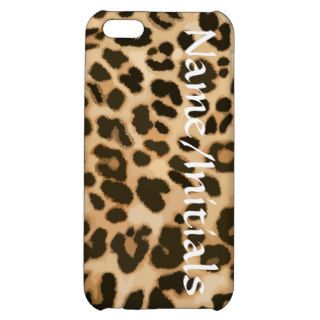 Leopard Print Background iPhone 5C Cases