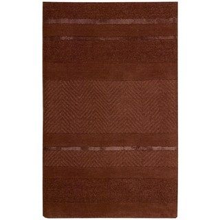Calvin Klein Hand tufted Sahara Cayenne Wool/ Viscose Rug (23 X 39)
