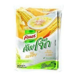 Congee Corn Chicken Pumpkin 35g Knorr Cup Jok 4Packs Organic Thai Jasmine Rice Hot Cereal Vitamin B 1 Breakfast Foods Porridge Instant   18 ounce for 4Packs  Other Products  