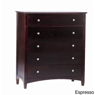 Bolton Furniture Bolton Essex 5 drawer Chest Of Drawers Espresso Size 5 drawer