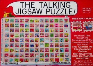 The Talking Jigsaw Puzzle   The Office Building   Two Sided 560 Piece Puzzle Toys & Games