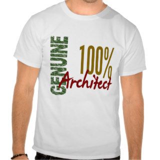 Architect 100% Genuine Tee Shirts