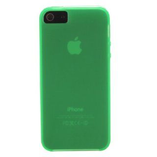 Soft Flexible TPU Gel Silicone Slim Case Cover Skin for iPhone 5 (Green) Cell Phones & Accessories