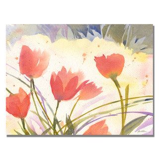 Shelia Golden 'Spring Song' Canvas Art Trademark Fine Art Canvas