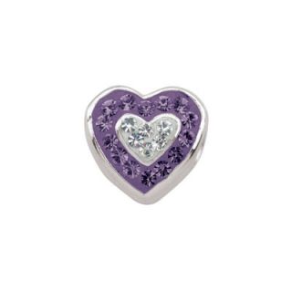 and lavender crystal heart bead $ 40 00 add to bag send a hint add to