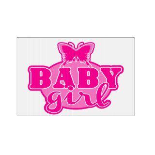 Baby Girl Yard Sign