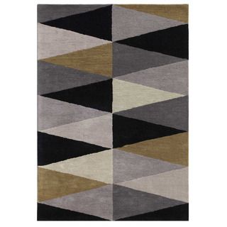 Hand tufted Stone gray Wool Area Rug (8 X 10)