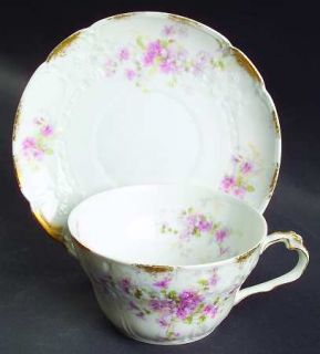 Chas Field Haviland Trocadero, The Oversized Cup & Saucer Set, Fine China Dinner