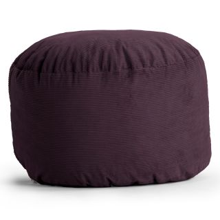 Comfort Research Fufsack Wide Wale Corduroy 3 foot Bean Bag Chair Purple Size Medium