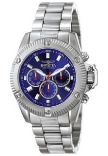 Invicta 5716  Watches,Mens Invicta II Blue Dial Stainless Steel, Casual Invicta Quartz Watches