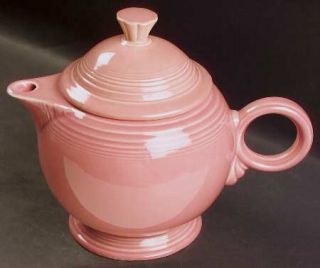 Homer Laughlin  Fiesta Rose (Newer) Teapot & Lid, Fine China Dinnerware   Rose,