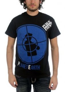 Public Enemy   Mens PE Blue Planet Earth Logo T Shirt Clothing