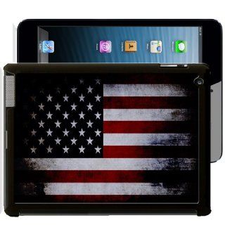 American Flag Texture   iPad Black Cover Case Cell Phones & Accessories