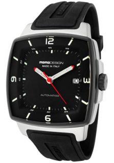 Momo Design MD097 RB 01BK  Watches,Mens Pilot Automatic Black Rubber, Casual Momo Design Automatic Watches