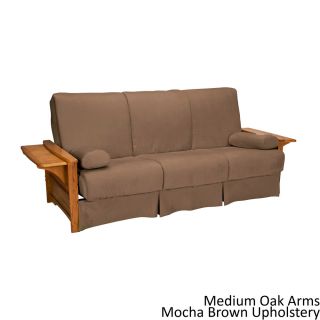 Epicfurnishings Bellevue Perfect Sit   Sleep Transitional style Pillow Top Full size Futon Sofa Brown Size Full