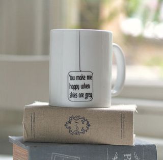 'you make me happy' mug by this is pretty