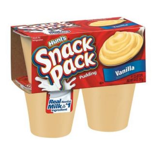 Hunts Snack Pack 4 pk. Vanilla Pudding 3.5 oz.