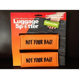 Original Patented Orange Not Your Bag Luggage Spotter (set Of 2)
