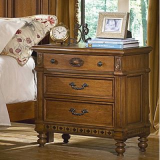 kathy ireland Home by Vaughan Southern Heritage 3 Drawer Nightstand G427 08/G