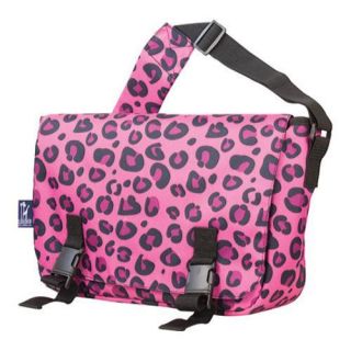 Wildkin Jumpstart Messenger Bag Pink Leopard