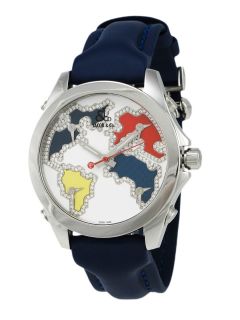 Jacob & Co. World Map Dark Blue Watch, 40mm by Jacob & Co