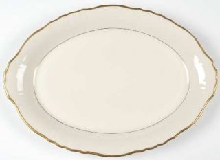 Syracuse Brantley 16 Oval Serving Platter, Fine China Dinnerware   Federal Shap