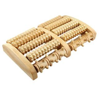 Wooden Roller Relief Stress Foot Massager Health & Personal Care