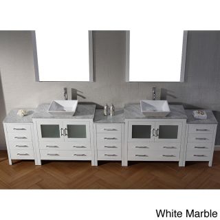 Virtu Virtu Usa Dior 118 Inch Double Sink Vanity Set In White White Size Double Vanities