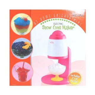 Rival IS575 RP Electric Ice Shaver Snow Cone Frozen Drink Maker Pink Kitchen & Dining