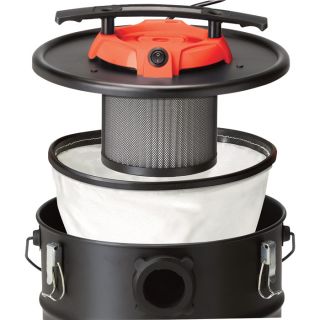 Cleva Ash Vacuum — 5.8 Gallon, 5.3 Amp, Model# EAT606S  Ash Removal
